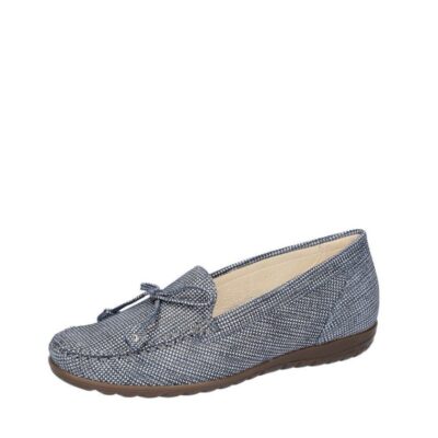 Waldlaufer Waldlaufer Pretty Blue Loafer With Bow Detail  New