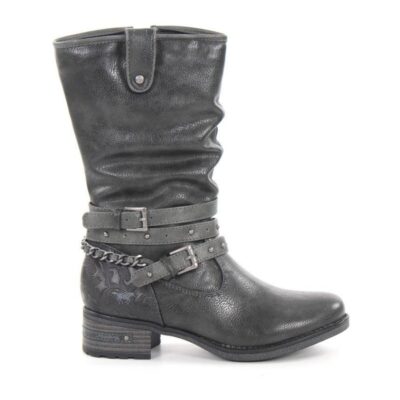 Mustang Mustang Fashionable Graphite Cowboy Midi Boots  Wholesale