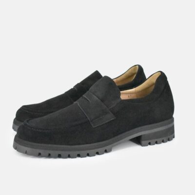 PieSanto Piesanto Deluxe Black Suede Loafers  Hot