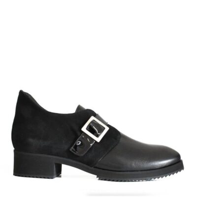 Xaira Xaira Trendy Black Buckle Shoes  Clearance