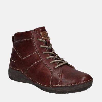 Josef Seibel Josef Seibel Stylish Burgundy Ankle Boots  Wholesale