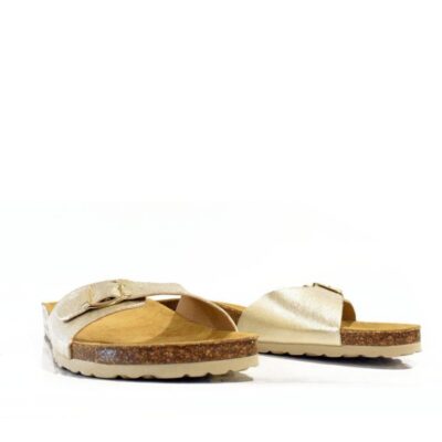 Emma Super Cute Metallic Gold Slides  Best