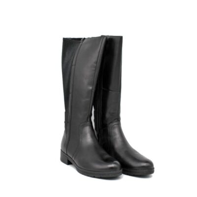 Tamaris Tamaris Versatile Black Leather Knee High Boots  Wholesale