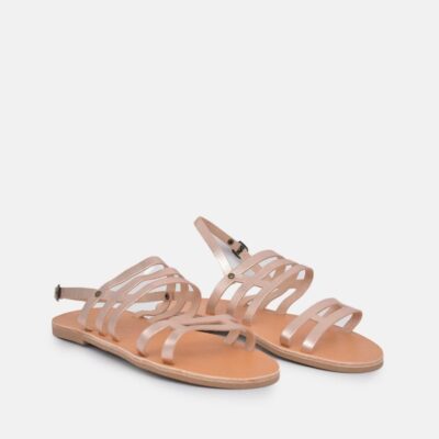 Glaritis Glaritis Pretty Rose Gold Sandals  Hot