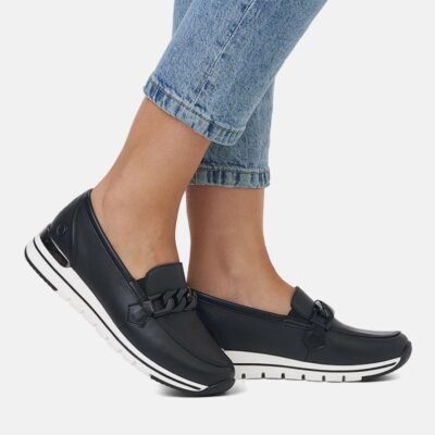 Remonte Remonte Sporty Stylish Black Loafers  Wholesale