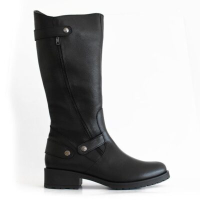 Cinderella Shoes Classic Long Black Nubuck Leather Boots  Online