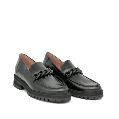 PieSanto Piesanto Deluxe Black Link Leather Loafers  Best