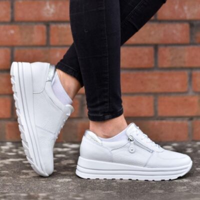 Waldlaufer Waldlaufer Fashionable White Lace Up Sneakers  Online