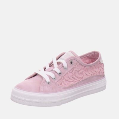 Mustang Mustang Fashionable Pink Low Top Sneaker  New