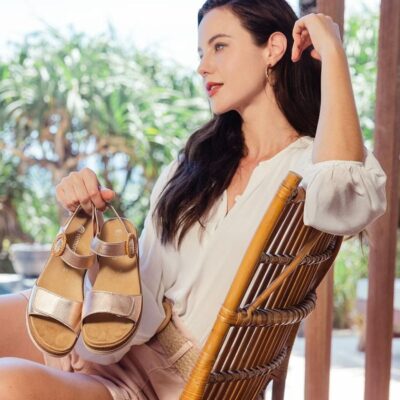 Remonte Remonte Gorgeous Gold Wedge Sandals  Hot