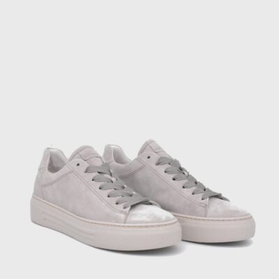 Gabor Gabor Trendy Grey Suede Trainers  Online