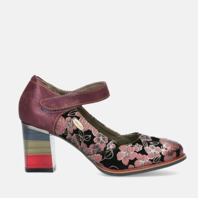 Laura Vita Laura Vita Pretty Wine Multi Mary Jane Shoes  New