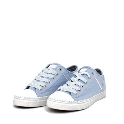 Mustang Mustang Lace Up Light Blue Fashion Trainers  Best