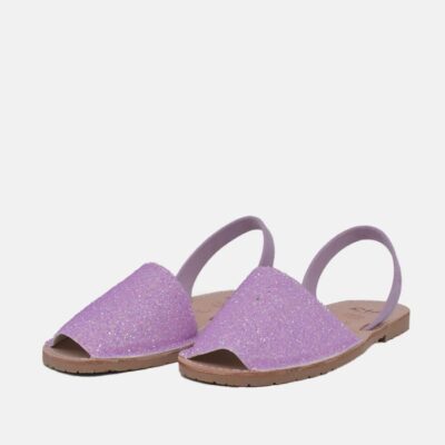 Ria Ria Pretty Glitzy Malva Abarca Sandal  Wholesale