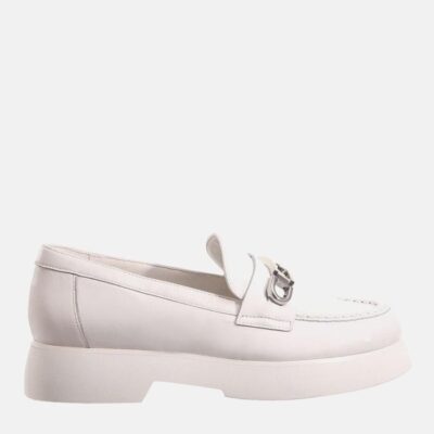 Hogl Hogl Premium White Leather Loafers  New