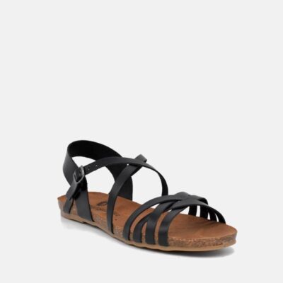Mustang Mustang Fashionable Strappy Black Sandals  Online