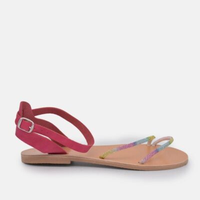 Glaritis Glaritis Cute Pink Multi Sandals  Wholesale