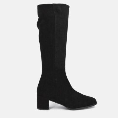 Cinderella Shoes Cinderella Shoes Gorgeous Black Suede Long Boots  Clearance