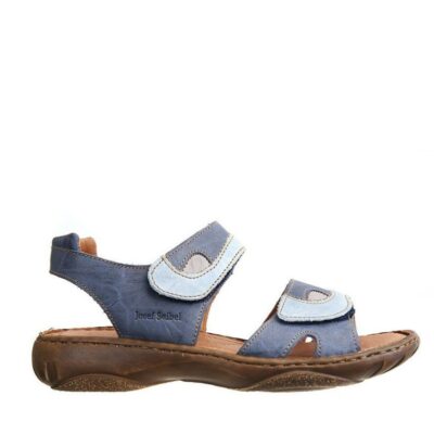 Josef Seibel Josef Seibel Pretty Blue Combi Leather Walking Sandal  Clearance