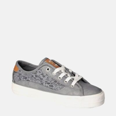 Mustang Mustang Fashionable Grey Lace Sneaker  Clearance