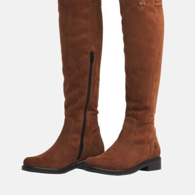 Remonte Remonte Fashionable Brown Suede Knee High Boots  Best