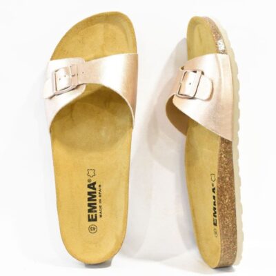 Emma Super Cute Metallic Pink Slides  Wholesale