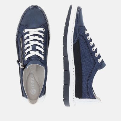 Remonte Remonte Stylish Navy Lace Up Trainers  New