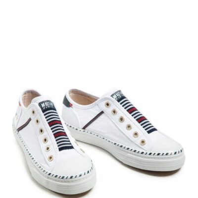 Mustang Cute Mustang Slip On White Fashion Trainers  Online