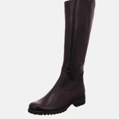 Semler Semler Premium Black Leather Long Boots  Clearance