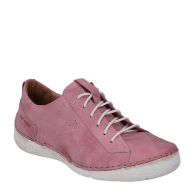 Josef Seibel Josef Seibel Pretty Pink Leather Lace Up Shoe  Online