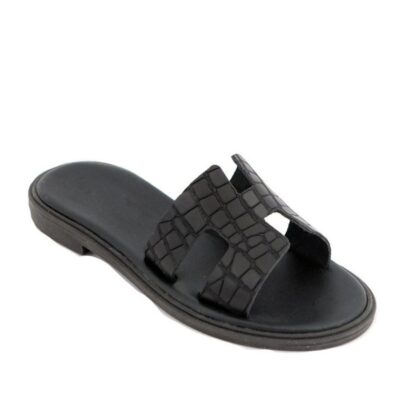 Glaritis Glaritis Stylish Black Daphne Sandals  Wholesale