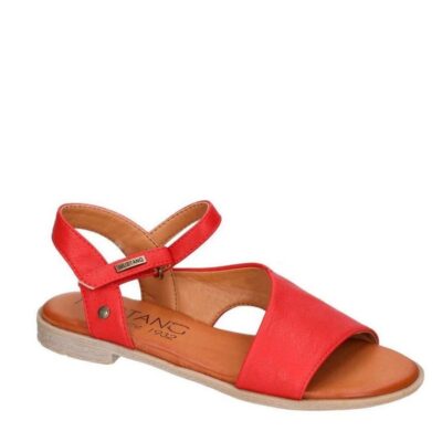 Mustang Mustang Stylish Red Leather Sandals  Best