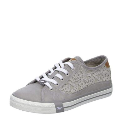 Mustang Mustang Pretty Grey Low Top Lace Trainer  New