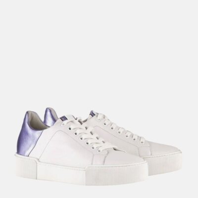 Hogl Hogl Super Stylish White/Lavender Trainers  Clearance