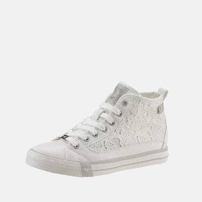 Mustang Mustang Fashionable White Hi-Top Sneaker  Clearance