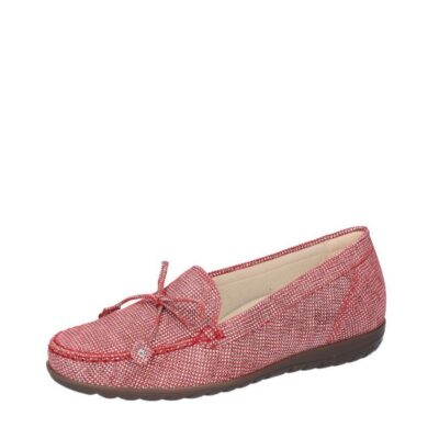 Waldlaufer Waldlaufer Pretty Red Loafer With Bow Detail  Wholesale