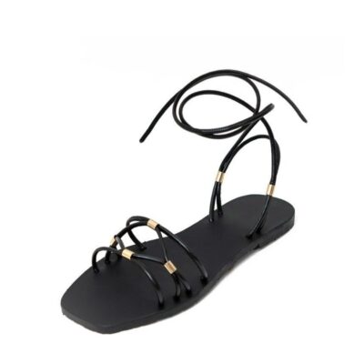 Glaritis Glaritis Gorgeous Strappy Black Europa Sandals  Hot