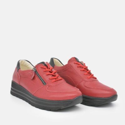 Waldlaufer Waldlaufer Sporty Ruby Red Sneakers  Clearance