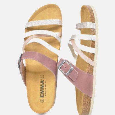 Emma Glam Strappy Combi Pink Sandals  Best