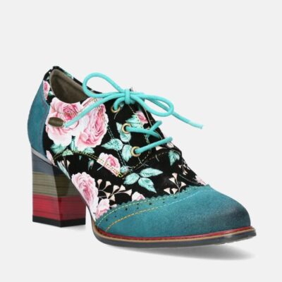 Laura Vita Laura Vita Stunning Turquoise Ankle Shoes  New