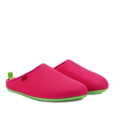 Andres Machado Cosy Hot Pink Slippers  Clearance