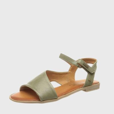 Mustang Mustang Mint Green Leather Sandals  Online
