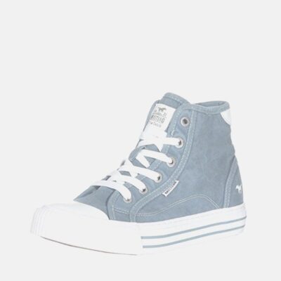 Mustang Mustang Pretty Ice Blue Hi-Top Trainers  Hot