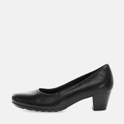 Gabor Gabor Versatile Black Leather Block Heel  Best