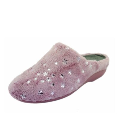 Berevere Cute Rose Pink Star Slippers  New